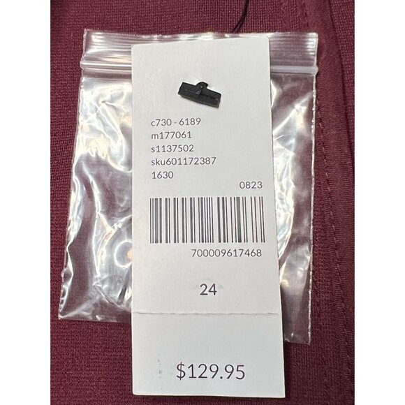 Lane Bryant burgundy red one button suit blazer size 24W NWT - Picture 13 of 16